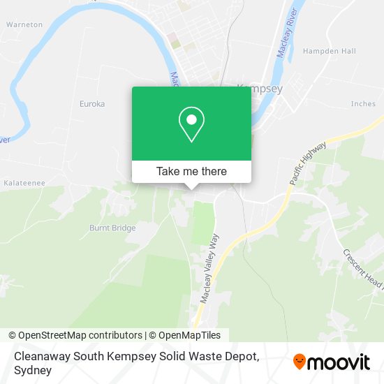 Cleanaway South Kempsey Solid Waste Depot map