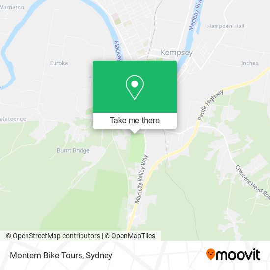 Montem Bike Tours map