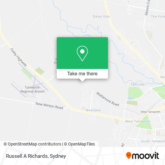 Russell A Richards map