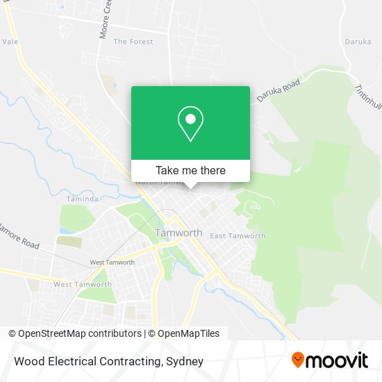 Mapa Wood Electrical Contracting