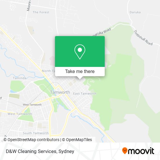 Mapa D&W Cleaning Services