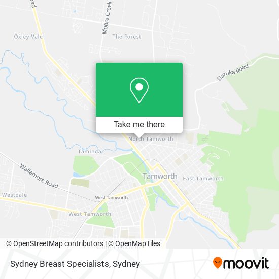 Sydney Breast Specialists map