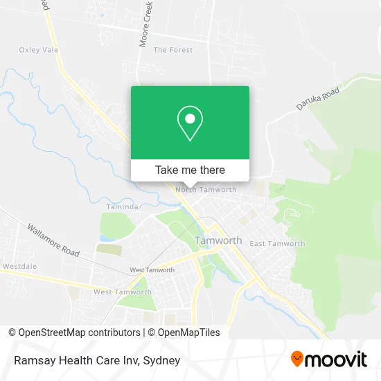 Ramsay Health Care Inv map