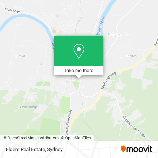 Elders Real Estate map