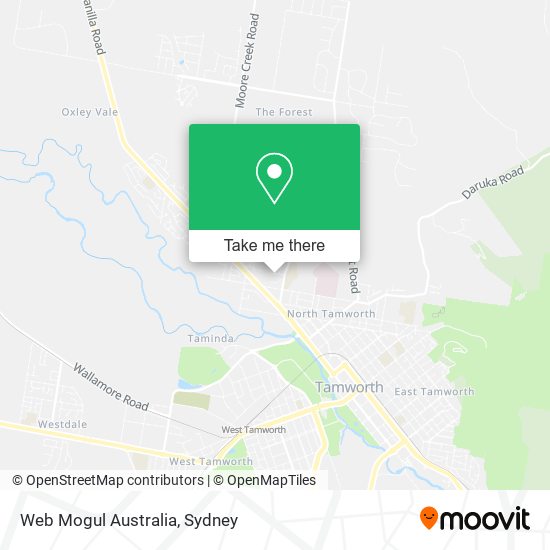 Mapa Web Mogul Australia