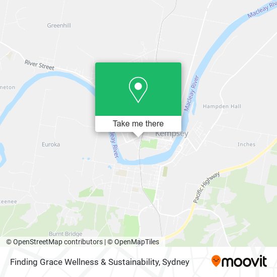 Finding Grace Wellness & Sustainability map