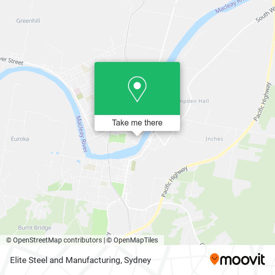 Elite Steel and Manufacturing map