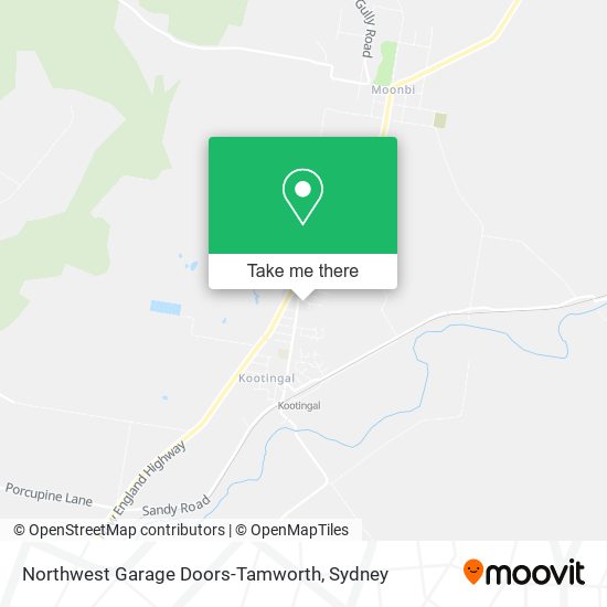 Northwest Garage Doors-Tamworth map