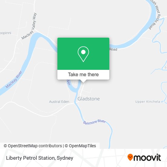 Liberty Petrol Station map