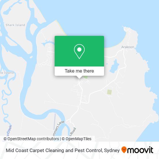 Mid Coast Carpet Cleaning and Pest Control map