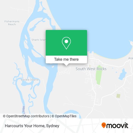 Harcourts Your Home map