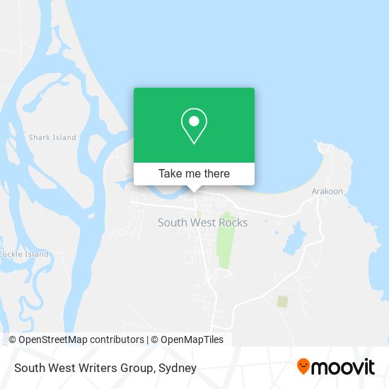 South West Writers Group map