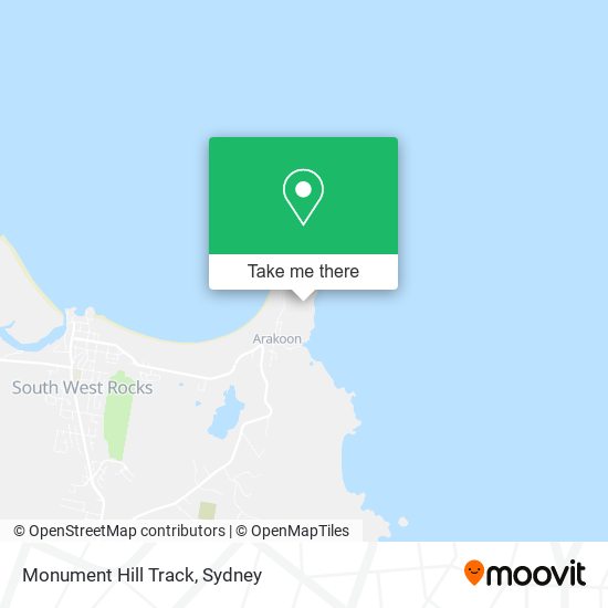 Monument Hill Track map