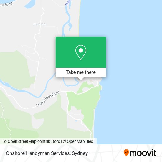 Onshore Handyman Services map