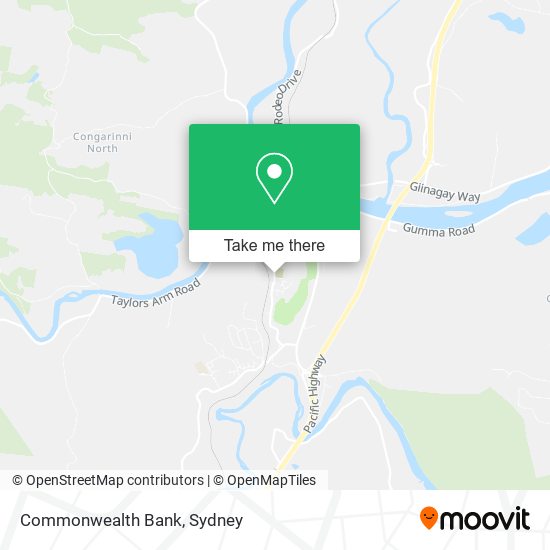 Commonwealth Bank map