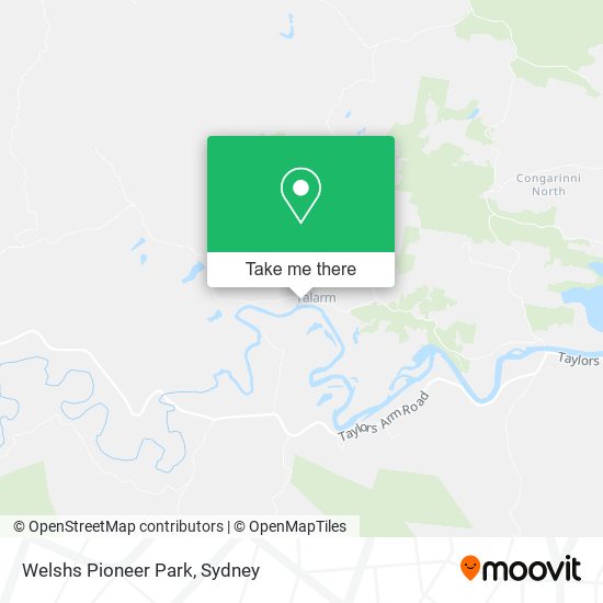 Welshs Pioneer Park map