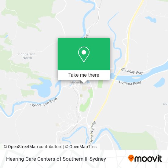Hearing Care Centers of Southern Il map