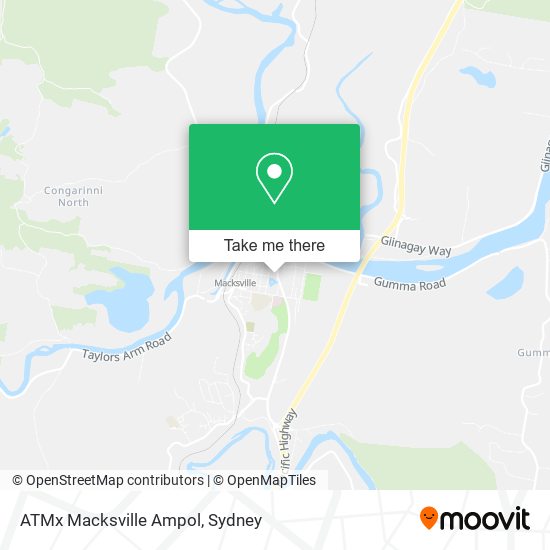 ATMx Macksville Ampol map