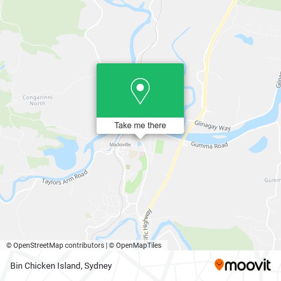 Bin Chicken Island map