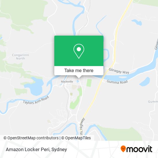 Amazon Locker Peri map