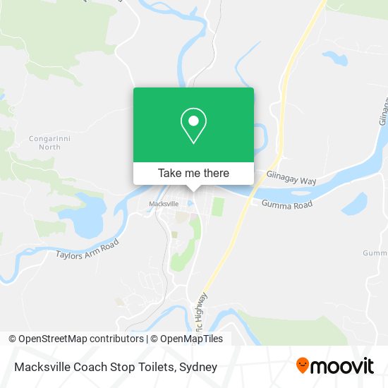 Macksville Coach Stop Toilets map