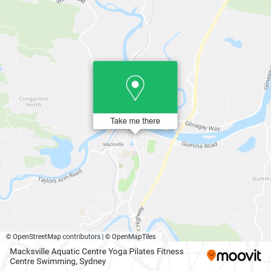 Macksville Aquatic Centre Yoga Pilates Fitness Centre Swimming map