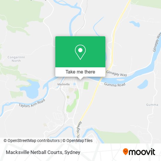 Macksville Netball Courts map