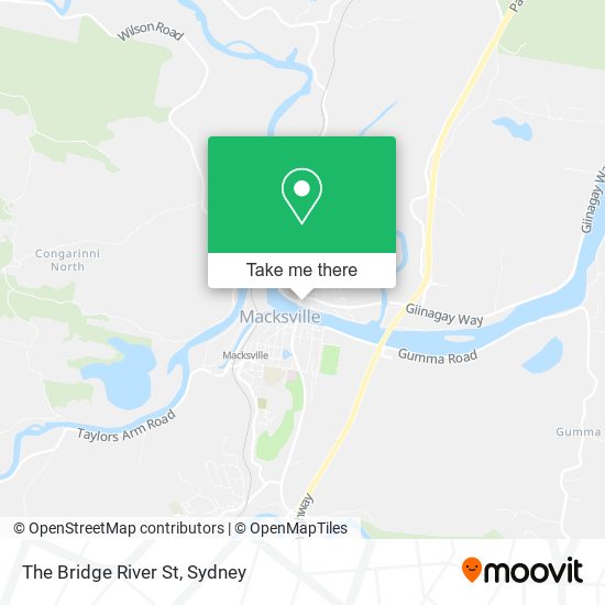 The Bridge River St map