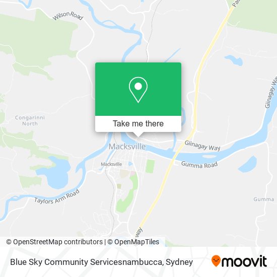 Blue Sky Community Servicesnambucca map