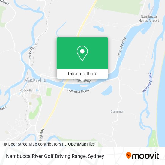 Nambucca River Golf Driving Range map