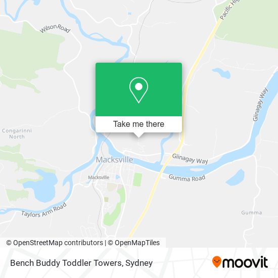 Bench Buddy Toddler Towers map