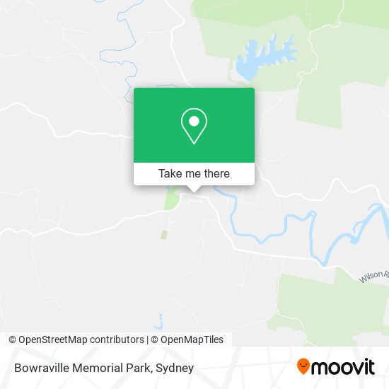 Bowraville Memorial Park map