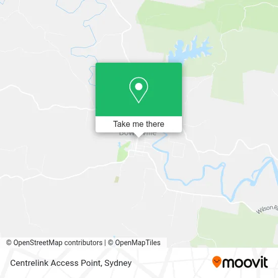 Mapa Centrelink Access Point