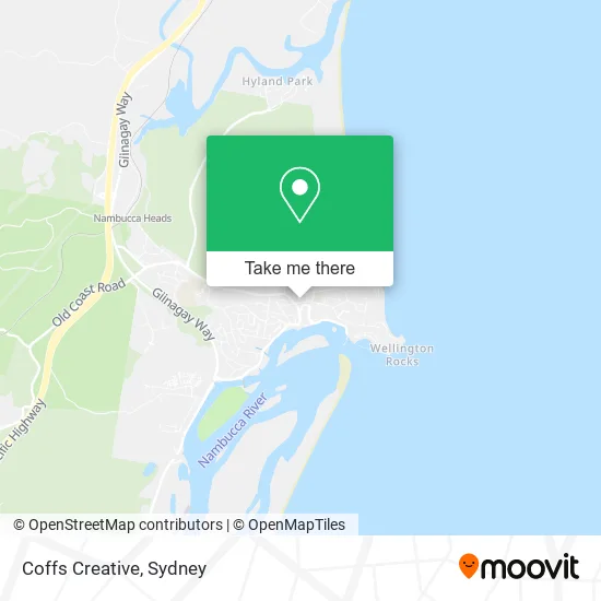 Coffs Creative map