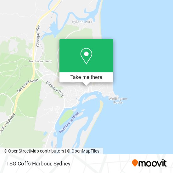 TSG Coffs Harbour map