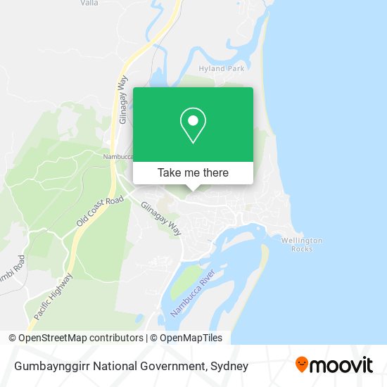 Gumbaynggirr National Government map