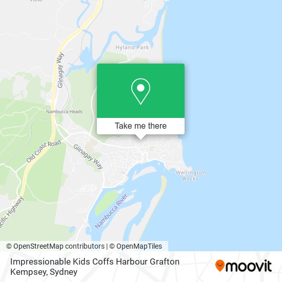 Impressionable Kids Coffs Harbour Grafton Kempsey map