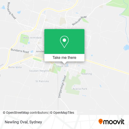 Newling Oval map