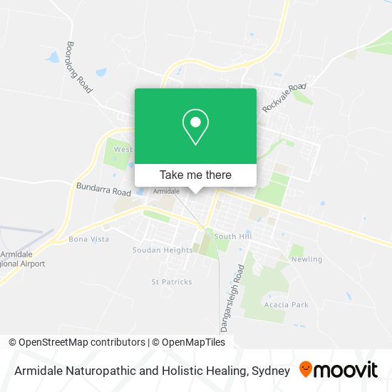 Mapa Armidale Naturopathic and Holistic Healing