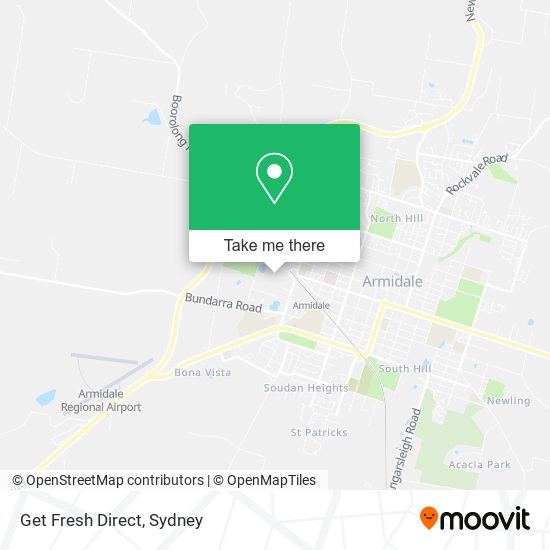 Get Fresh Direct map