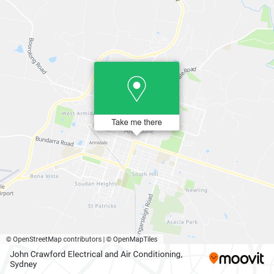 Mapa John Crawford Electrical and Air Conditioning