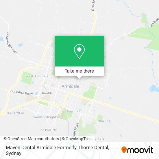 Mapa Maven Dental Armidale Formerly Thorne Dental