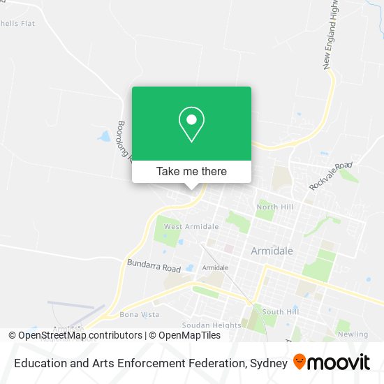 Education and Arts Enforcement Federation map