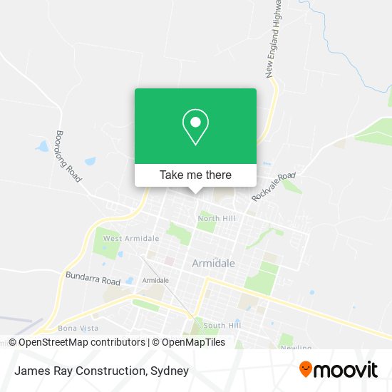 James Ray Construction map