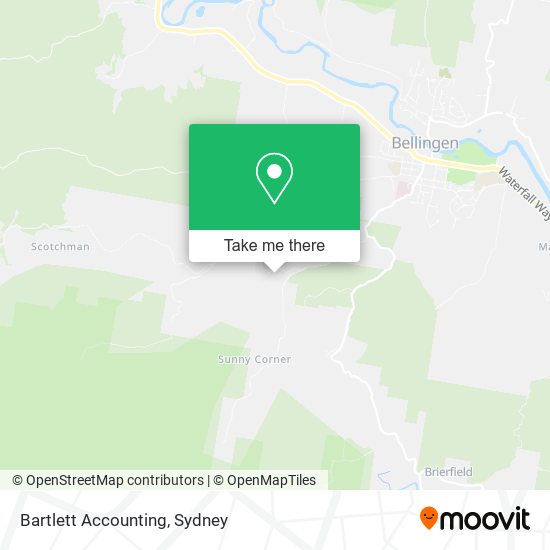 Bartlett Accounting map