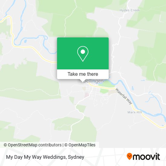 My Day My Way Weddings map