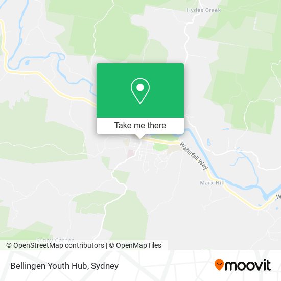 Bellingen Youth Hub map