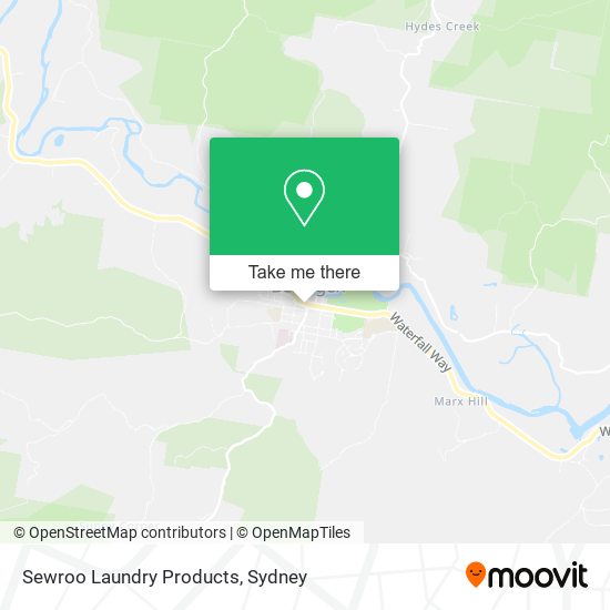 Mapa Sewroo Laundry Products
