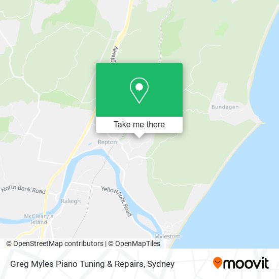Greg Myles Piano Tuning & Repairs map