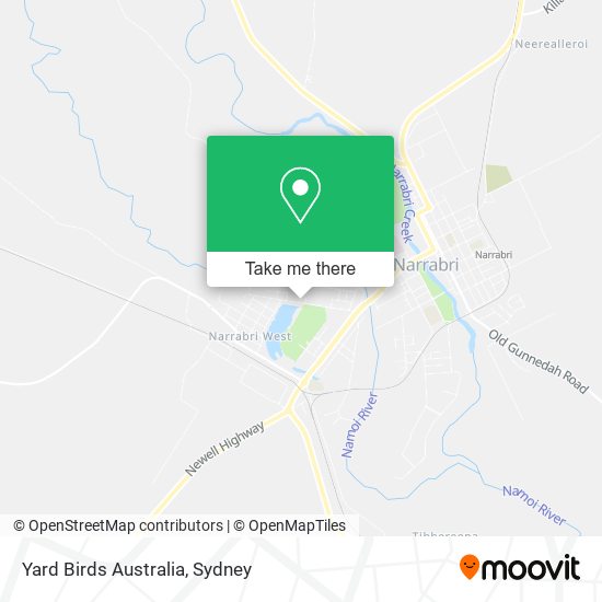 Yard Birds Australia map